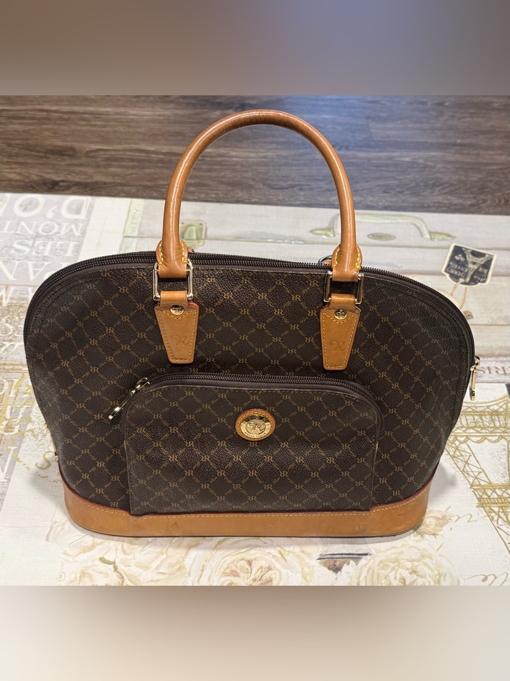 Authentic Rioni Medium Dome Handle Bag